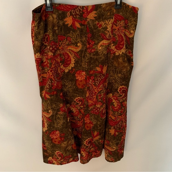 R.Q.T. Paisley Skirt A-Line Sz 14 - Picture 4 of 7